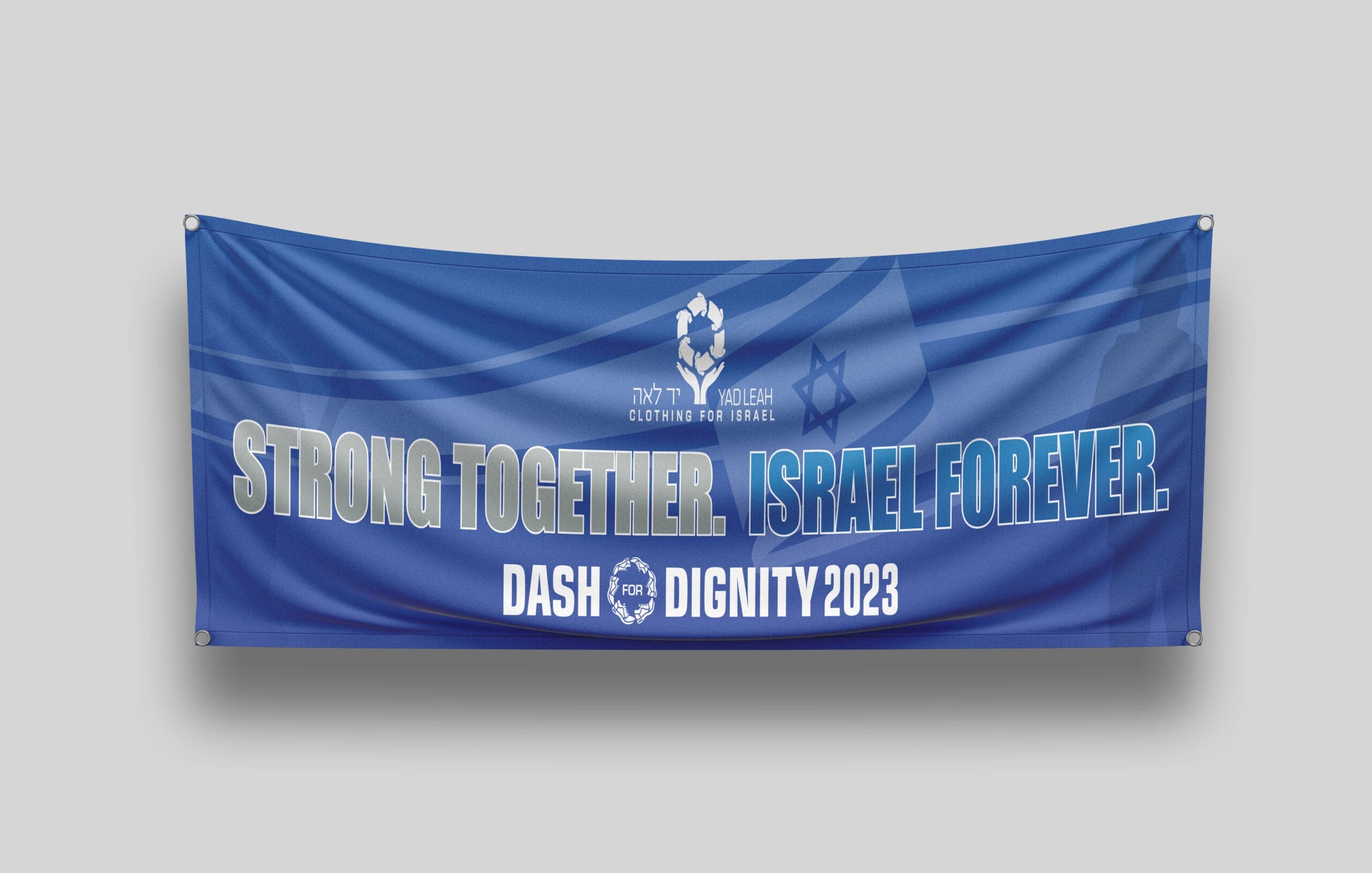 Dash For Dignity Stage Banner