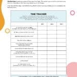 Sample Pages from Organizational Skills Workbook